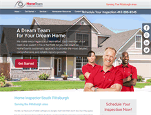 Tablet Screenshot of hometeam-southpittsburgh.com